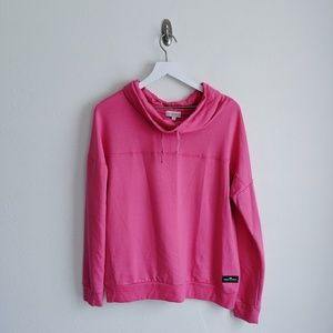 Simply Southern Vibrant Pink Turtleneck Sweater